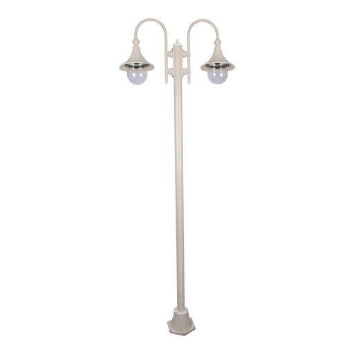 Buy Post Lights Australia Monaco Post 2 Lights H2380mm Beige Aluminium - 15866