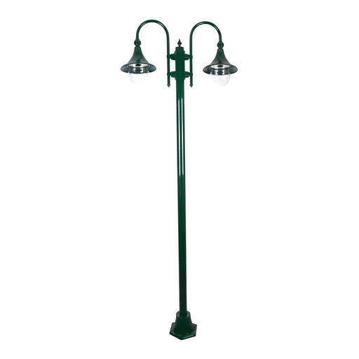 Buy Post Lights Australia Monaco Post 2 Lights H2380mm Green Aluminium - 15869