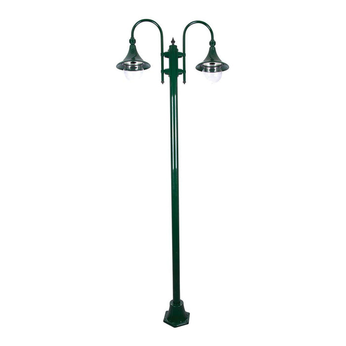 Buy Post Lights Australia Monaco Post 2 Lights H2380mm Green Aluminium - 15869