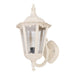 Buy Outdoor Wall Lanterns Australia Chester Outdoor Wall Lantern Up Bracket H422mm Beige Aluminium - 15038
