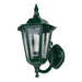 Buy Outdoor Wall Lanterns Australia Chester Outdoor Wall Lantern Up Bracket H422mm Green Aluminium - 15041