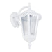 Buy Outdoor Wall Lanterns Australia Chester Outdoor Wall Lantern Down Bracket H422mm White Aluminium - 15049