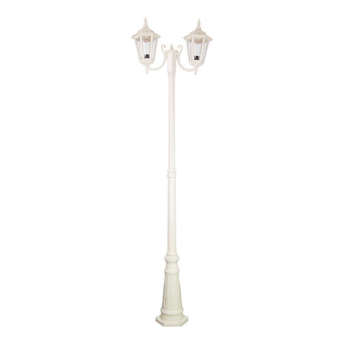 Buy Post Lights Australia Chester Post 2 Lights H2420mm Beige Aluminium - 15050