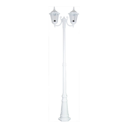 Buy Post Lights Australia Chester Post 2 Lights H2420mm White Aluminium - 15055