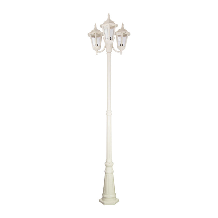 Buy Post Lights Australia Chester Post 3 Lights H2350mm Beige Aluminium - 15056