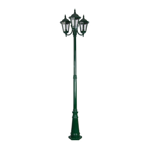 Buy Post Lights Australia Chester Post 3 Lights H2350mm Green Aluminium - 15059
