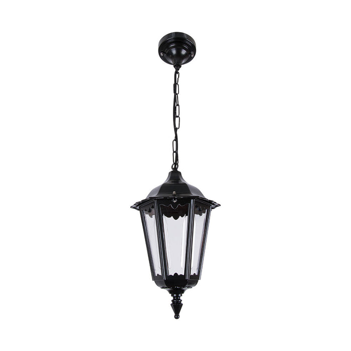 Buy Outdoor Pendant Lights Australia Chester Outdoor Pendant Light Black Aluminium - 14967