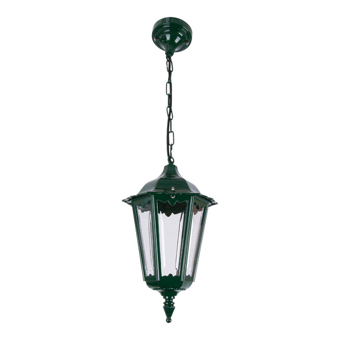 Buy Outdoor Pendant Lights Australia Chester Outdoor Pendant Light Green Aluminium - 14969