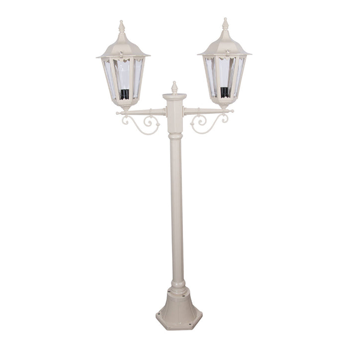 Buy Post Lights Australia Chester Post 2 Lights H1430mm Beige Aluminium - 14996