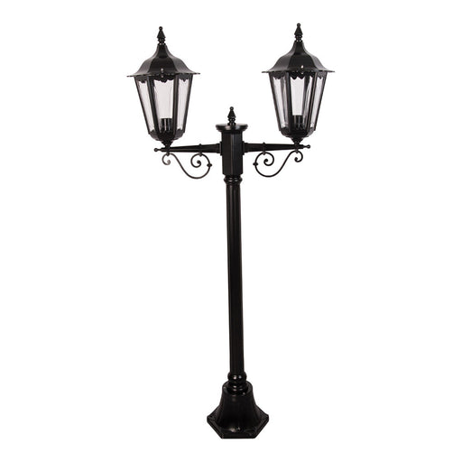 Buy Post Lights Australia Chester Post 2 Lights H1430mm Black Aluminium - 14997