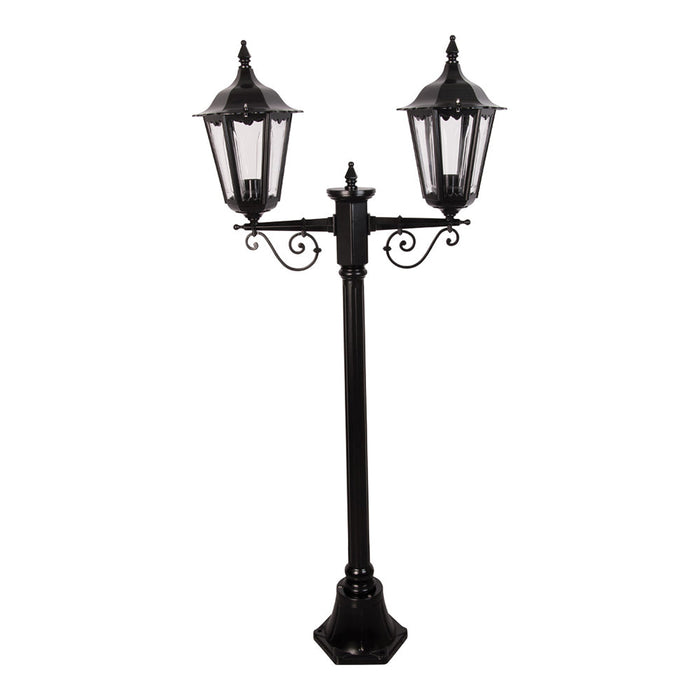 Buy Post Lights Australia Chester Post 2 Lights H1430mm Black Aluminium - 14997