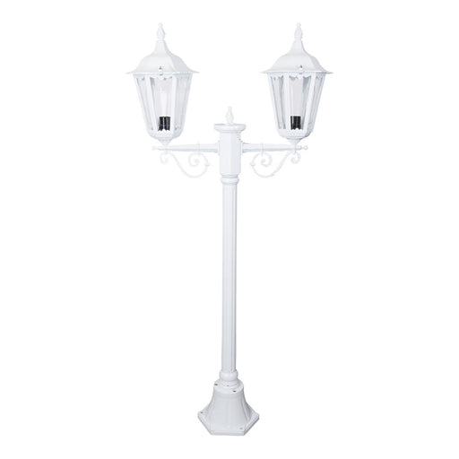 Buy Post Lights Australia Chester Post 2 Lights H1430mm White Aluminium - 15001
