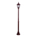 Buy Post Lights Australia Chester Post Light H1930mm Burgundy Aluminium - 15004