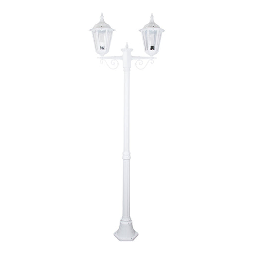 Buy Post Lights Australia Chester Post 2 Lights H2110mm White Aluminium - 15013