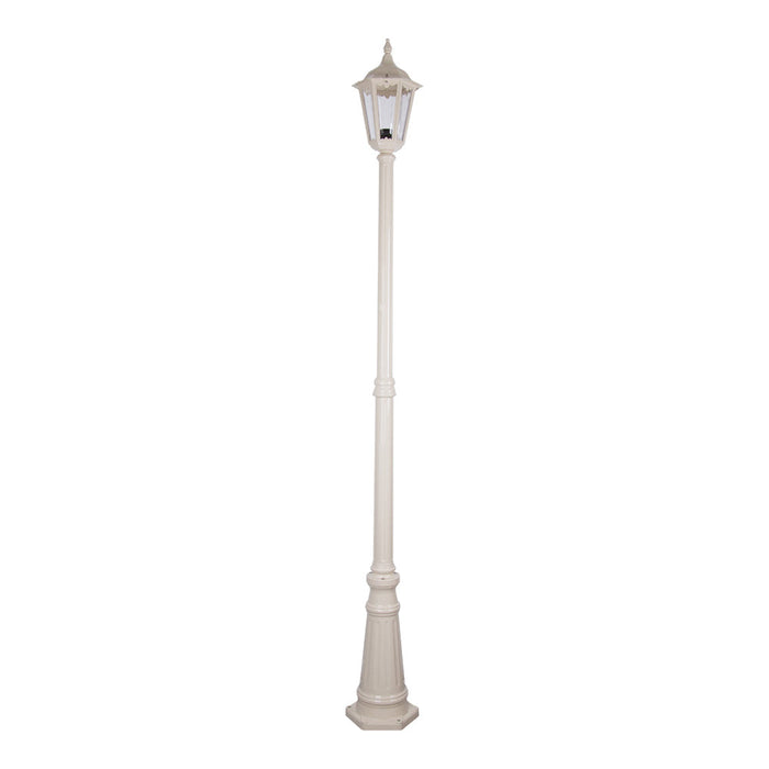 Buy Post Lights Australia Chester Post 2 Lights H2420mm Beige Aluminium - 15020