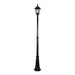 Buy Post Lights Australia Chester Post 2 Lights H2420mm Black Aluminium - 15021