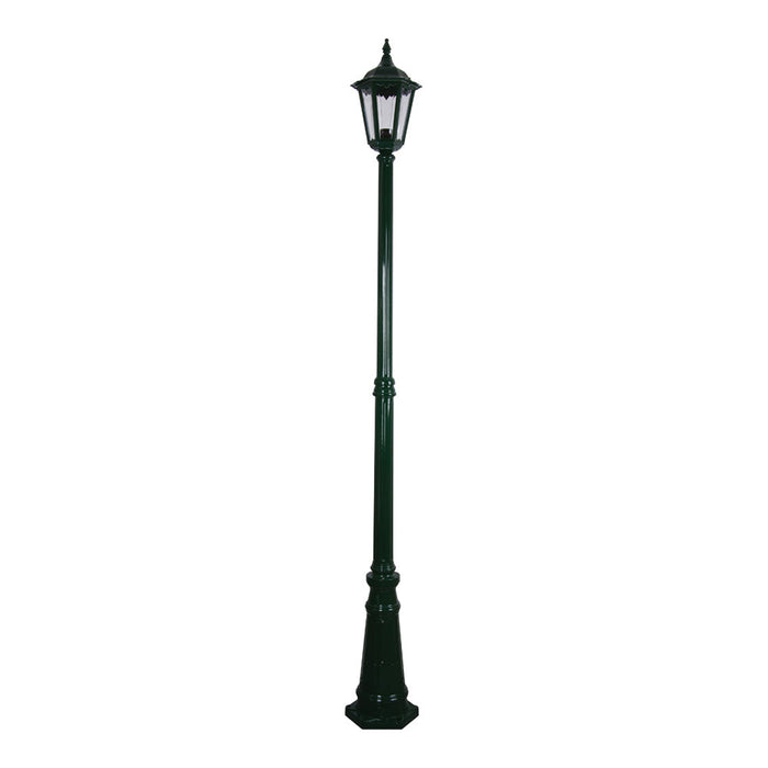 Buy Post Lights Australia Chester Post 2 Lights H2420mm Green Aluminium - 15023