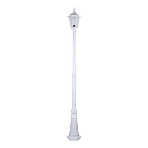 Buy Post Lights Australia Chester Post 2 Lights H2420mm White Aluminium - 15025