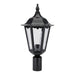 Buy Post Tops Australia Chester Post Top H470mm Black Aluminium - 15033