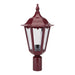 Buy Post Tops Australia Chester Post Top H470mm Burgundy Aluminium - 15034