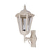 Buy Outdoor Wall Lanterns Australia Chester Outdoor Wall Lantern Up Bracket H655mm Beige Aluminium - 15062