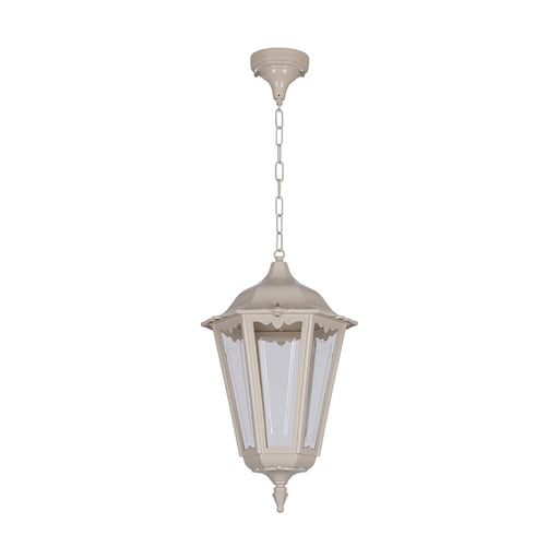 Buy Outdoor Pendant Lights Australia Chester Outdoor Pendant Light H770mm Beige Aluminium - 15080