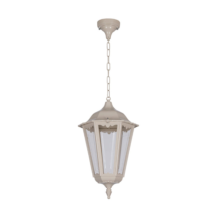 Buy Outdoor Pendant Lights Australia Chester Outdoor Pendant Light H770mm Beige Aluminium - 15080