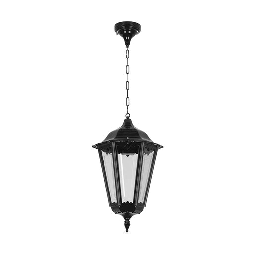 Buy Outdoor Pendant Lights Australia Chester Outdoor Pendant Light H770mm Black Aluminium - 15081