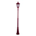 Buy Post Lights Australia Chester Post Light H2400mm Burgundy Aluminium - 15094