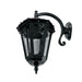 Buy Outdoor Wall Lanterns Australia Chester Outdoor Wall Lantern Down Bracket H655mm Black Aluminium - 15104