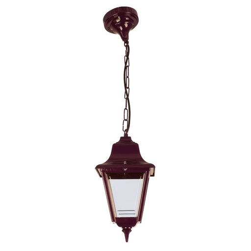 Buy Outdoor Pendant Lights Australia Paris Outdoor Pendant Light H610mm Burgundy Aluminium - 15112