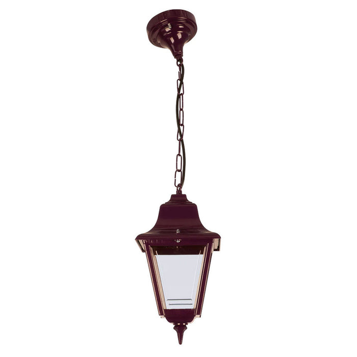 Buy Outdoor Pendant Lights Australia Paris Outdoor Pendant Light H610mm Burgundy Aluminium - 15112