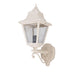 Buy Outdoor Wall Lanterns Australia Paris Outdoor Wall Lantern Up Bracket H450mm Beige Aluminium - 15116