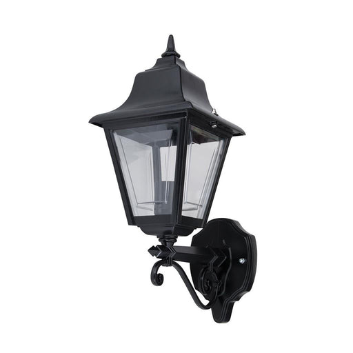 Buy Outdoor Wall Lanterns Australia Paris Outdoor Wall Lantern Up Bracket H450mm Black Aluminium - 15117