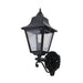 Buy Outdoor Wall Lanterns Australia Paris Outdoor Wall Lantern Up Bracket H450mm Black Aluminium - 15117