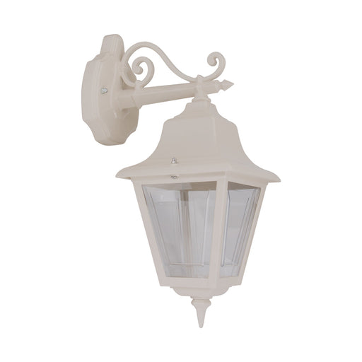 Buy Outdoor Wall Lanterns Australia Paris Outdoor Wall Lantern Down Bracket H450mm Beige Aluminium - 15122