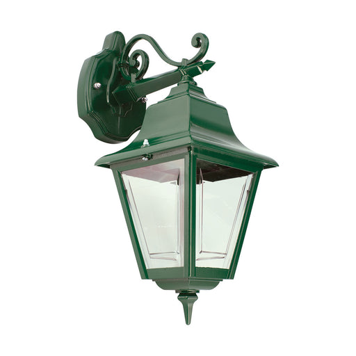 Buy Outdoor Wall Lanterns Australia Paris Outdoor Wall Lantern Down Bracket H450mm Green Aluminium - 15125