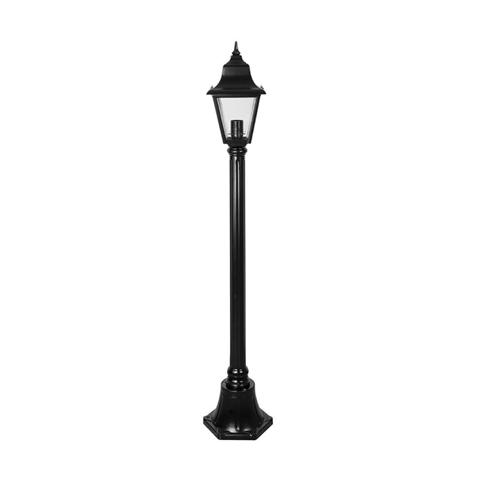 Buy Post Lights Australia Paris Post Light H1260mm Black Aluminium - 15135