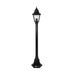 Buy Post Lights Australia Paris Post Light H1260mm Black Aluminium - 15135