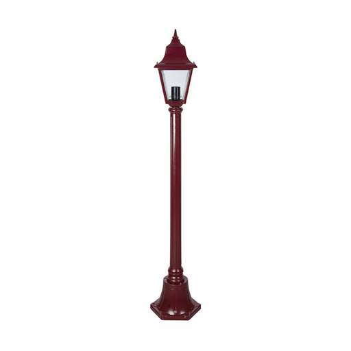 Buy Post Lights Australia Paris Post Light H1260mm Burgundy Aluminium - 15136