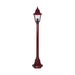 Buy Post Lights Australia Paris Post Light H1260mm Burgundy Aluminium - 15136