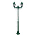 Buy Post Lights Australia Paris Post 2 Lights H2020mm Green Aluminium - 15155