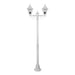 Buy Post Lights Australia Paris Post 2 Lights H2020mm White Aluminium - 15157