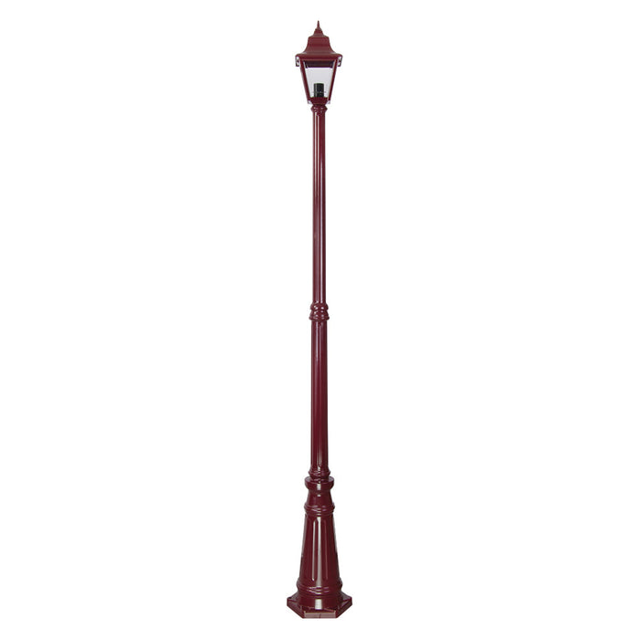 Buy Post Lights Australia Paris Post Light H2240mm Burgundy Aluminium - 15160