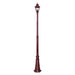 Buy Post Lights Australia Paris Post Light H2240mm Burgundy Aluminium - 15160