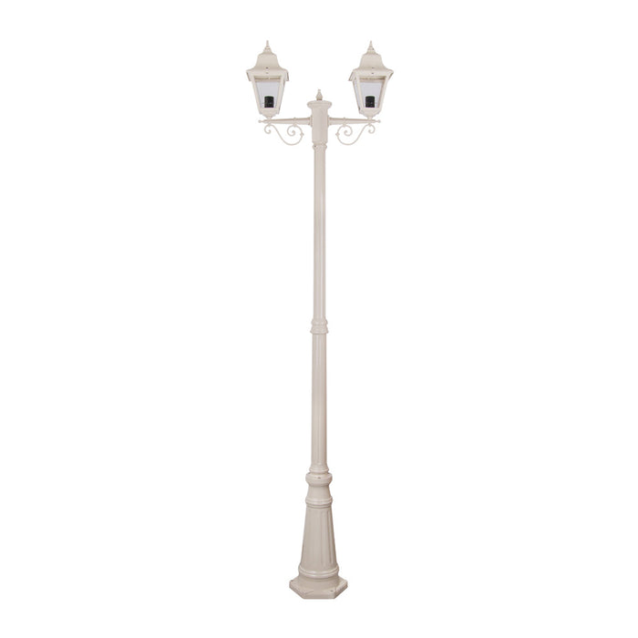 Buy Post Lights Australia Paris Post 2 Lights H2370mm Beige Aluminium - 15164