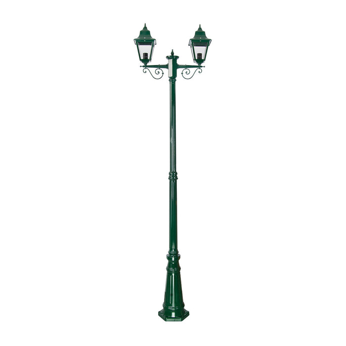 Buy Post Lights Australia Paris Post 2 Lights H2370mm Green Aluminium - 15167