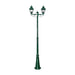 Buy Post Lights Australia Paris Post 2 Lights H2370mm Green Aluminium - 15167