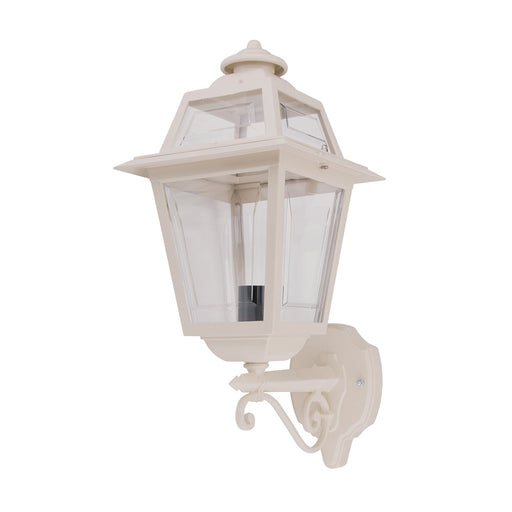 Buy Outdoor Wall Lanterns Australia Avignon Outdoor Wall Lantern Up Bracket H500mm Beige Aluminium - 15194