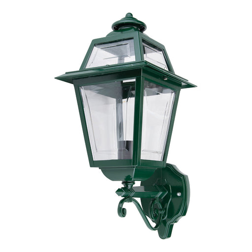 Buy Outdoor Wall Lanterns Australia Avignon Outdoor Wall Lantern Up Bracket H500mm Green Aluminium - 15197